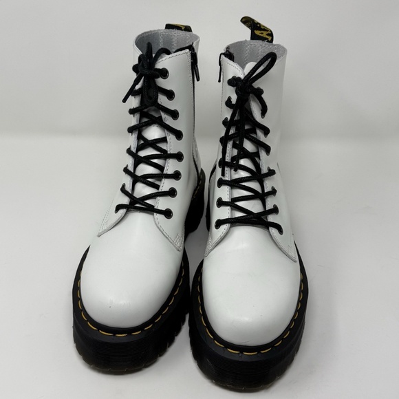 Dr. Martens White Jadon Platform Boots Women’s Size US 8 EU 39 - Picture 3 of 15